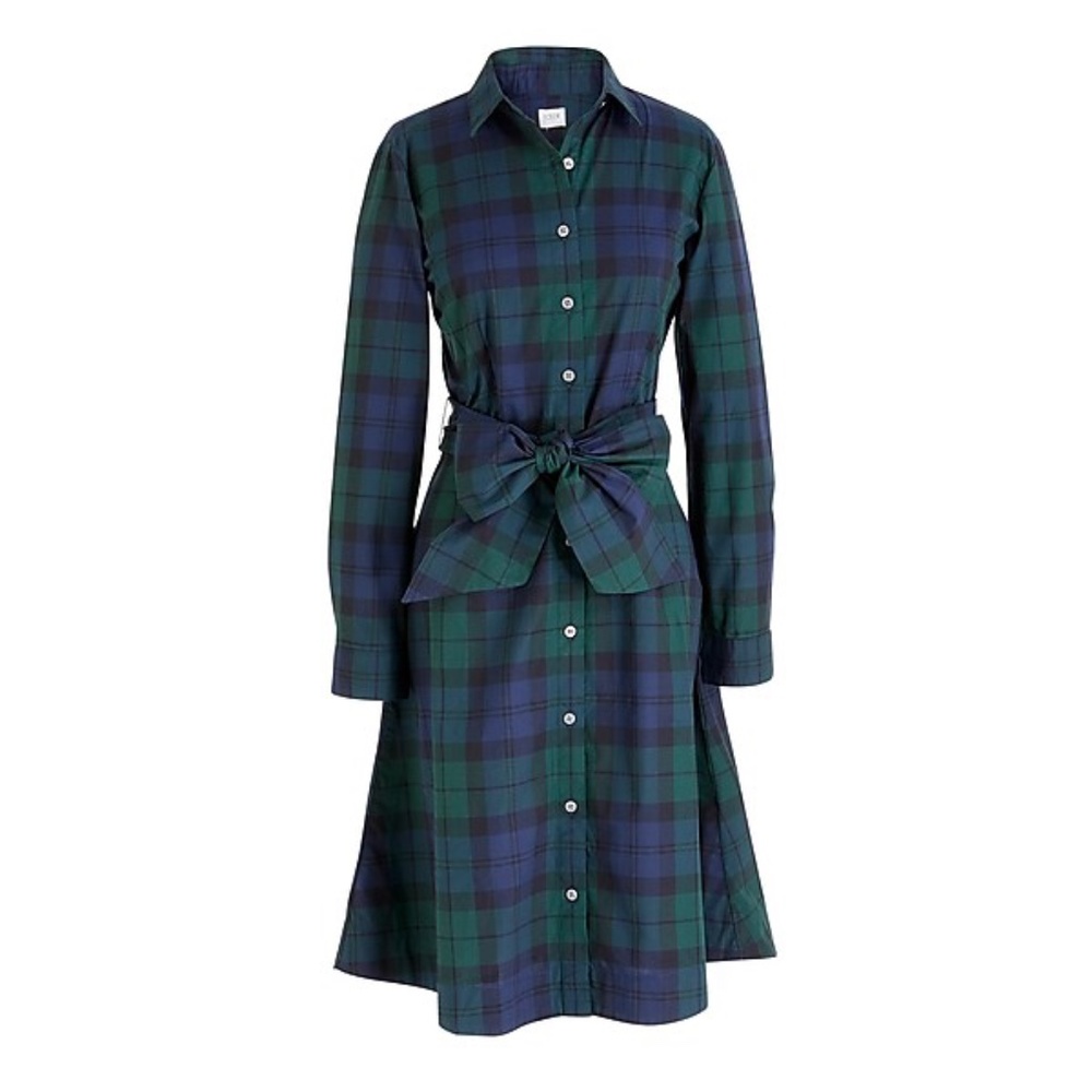 Last Day! J Crew Factory tartan shirt dress